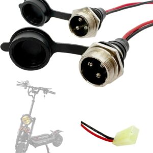INXING 3-Pin Waterproof Scooter Charger Socket (2-Pack)