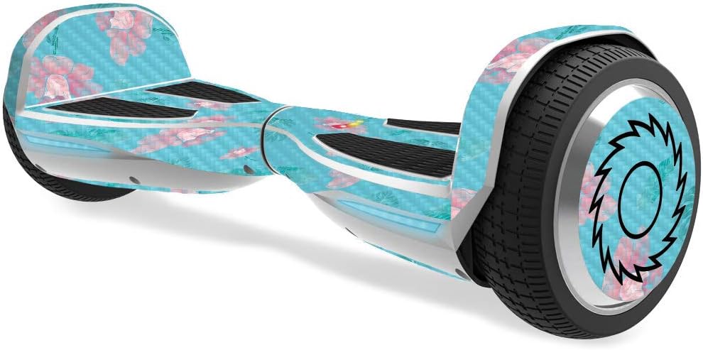 Carbon Fiber Skin for Razor Hovertrax 1.5 - Water Flowers