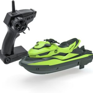 Miracland RC Jet Ski, 50M Range, Dual Props, Green