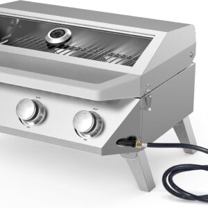 BESTFIRE 3-Burner Tabletop Propane Grill 30K BTU