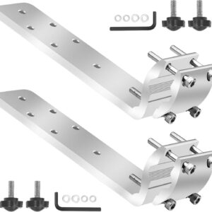 KINTLE Grill Rail Mount Brackets - 2 Pack for Kuma Grills & RV/Camping