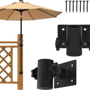 Heavy-Duty Deck Umbrella Holder Set (2-Pack)