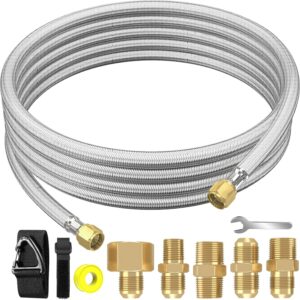 12FT High Pressure Propane Hose w/ 5 Adapters - NQN