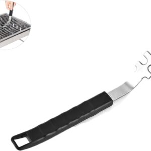 Stainless Steel Grill Rack Lifter Tool - BBQ Safety Gripper