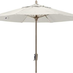 FiberBuilt 9' Marine Grade Market Umbrella - Natural White