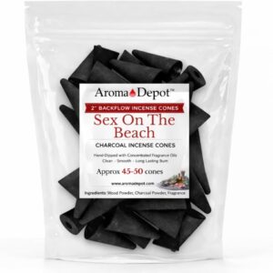 2'' Sex on the Beach Charcoal Incense Cones (45-50 Pack)