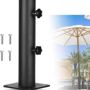 Heavy-Duty Deck Mount Umbrella Holder - 50lb Capacity