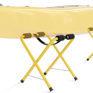 Bonnlo Portable Kayak Storage Rack - 150 lbs, Foldable Stand