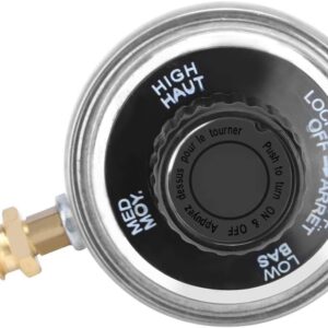 Pissente Low Pressure Gas Regulator, 1" 20UNF Zinc Alloy