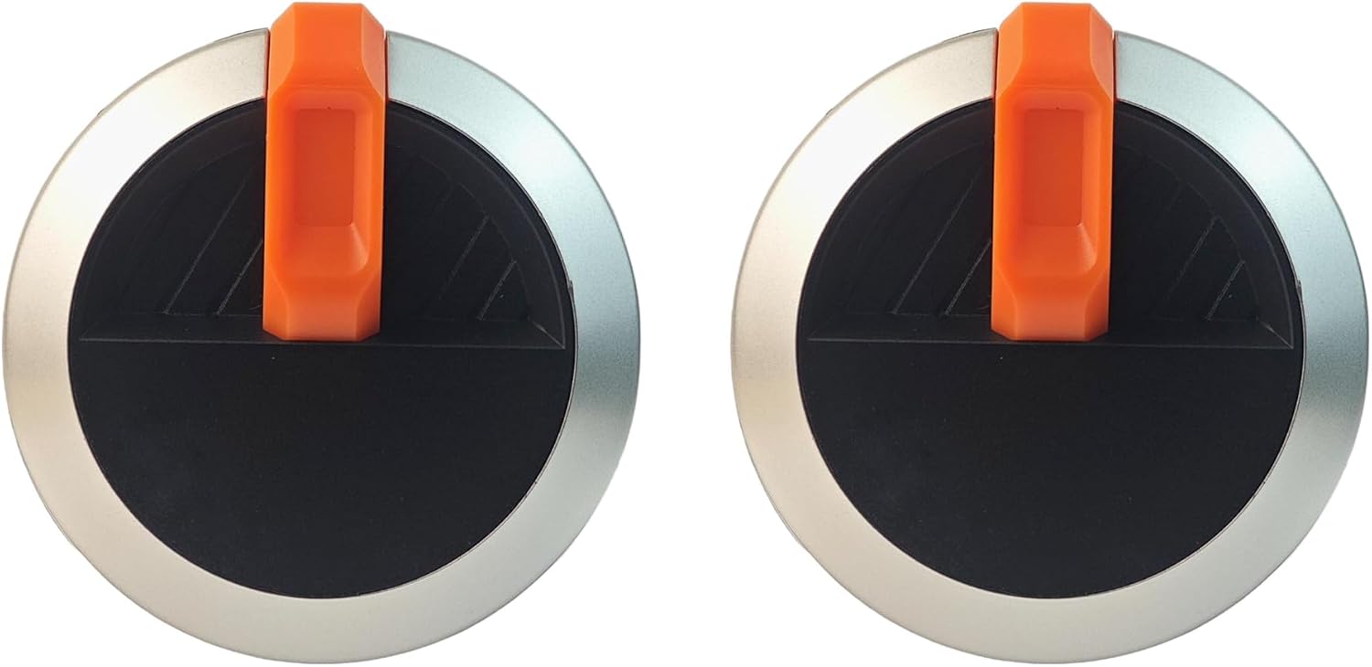Orange Knobs Replacement for Blackstone Griddle (2-Pack)