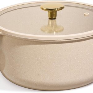 CAROTE 5 Qt Nonstick Stock Pot with Lid