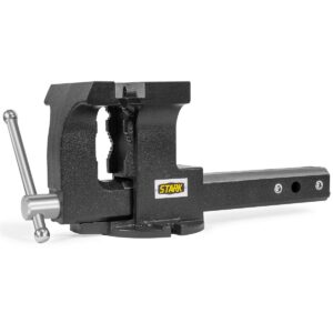 Stark USA 2-in-1 Hitch Vise 6" - Portable Work Bench Vise