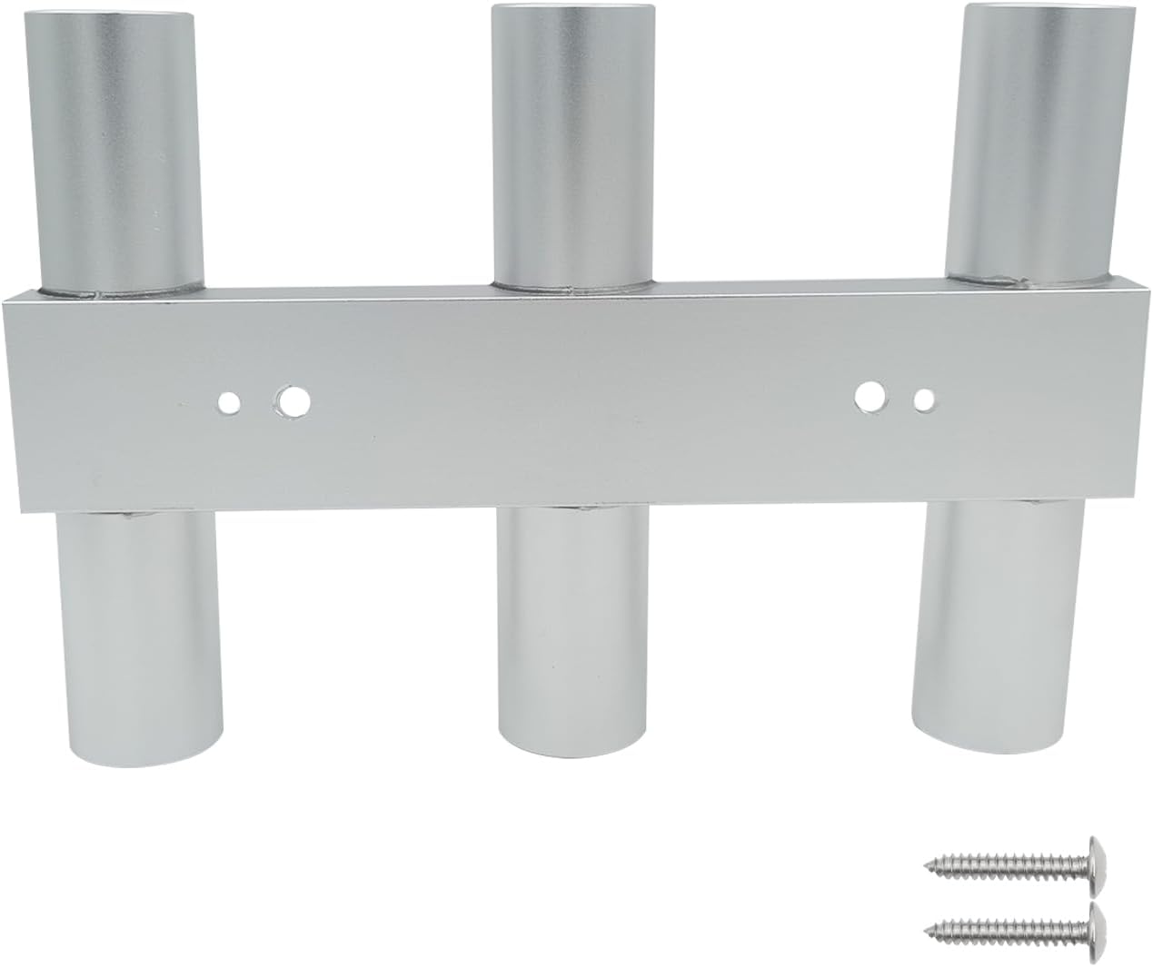 ISURE MARINE Aluminum Rod Holder, 3-Tube Wall Mount