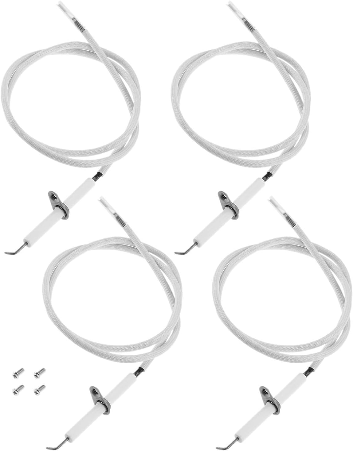 Gohantee Grill Igniter Wire Kit - 4PC BBQ Replacement