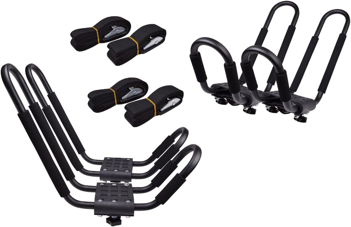 TMS J-Bar Kayak Roof Racks - Fits 2 Kayaks