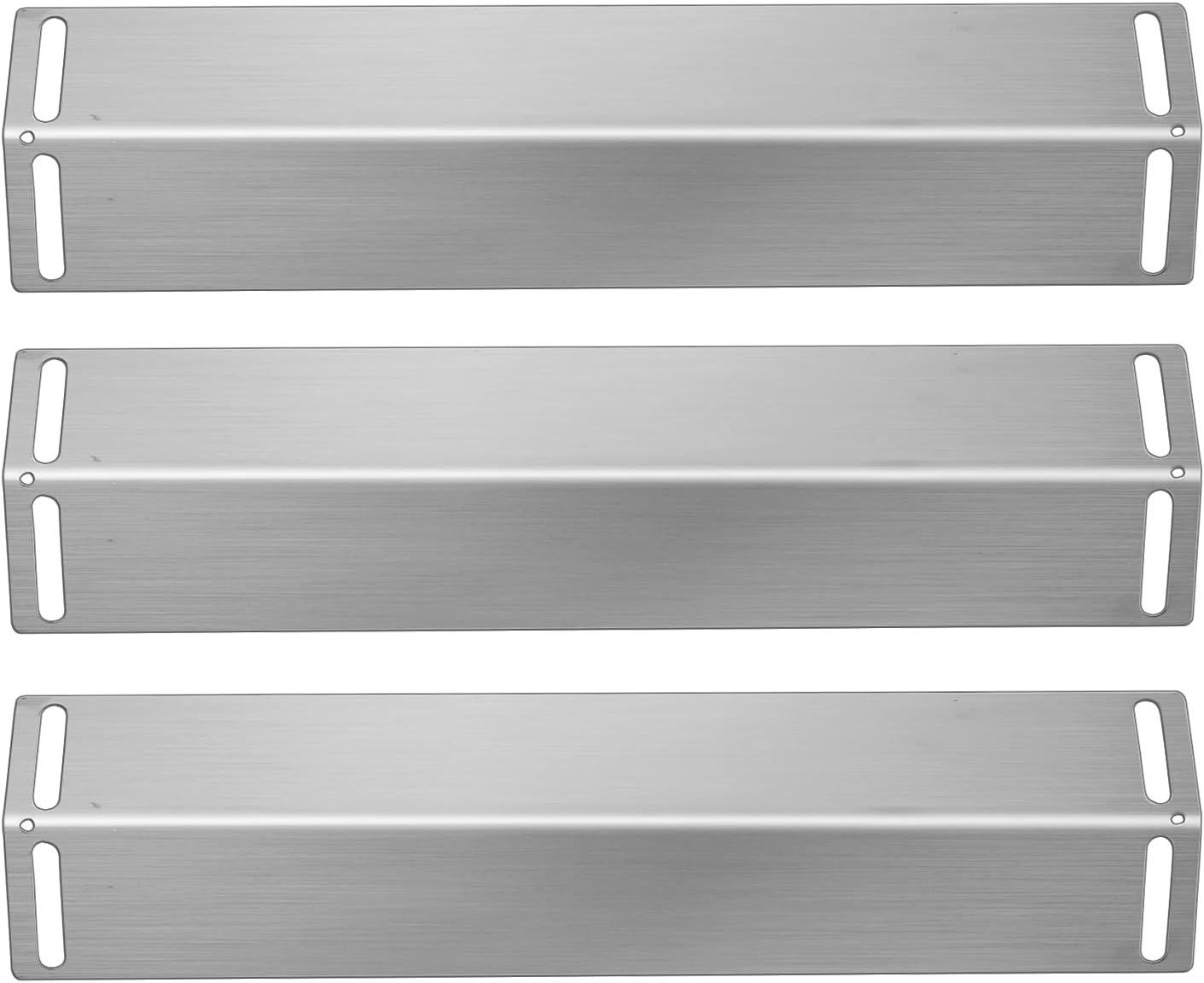 16.5" Stainless Steel Grill Heat Plates - 3-Pack