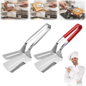 Multi-Functional Stainless Steel Grill Clamp & Spatula Set
