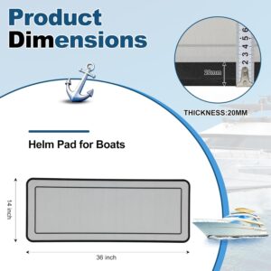 20mm EVA Helm Station Pad for Boats - 36x14 in