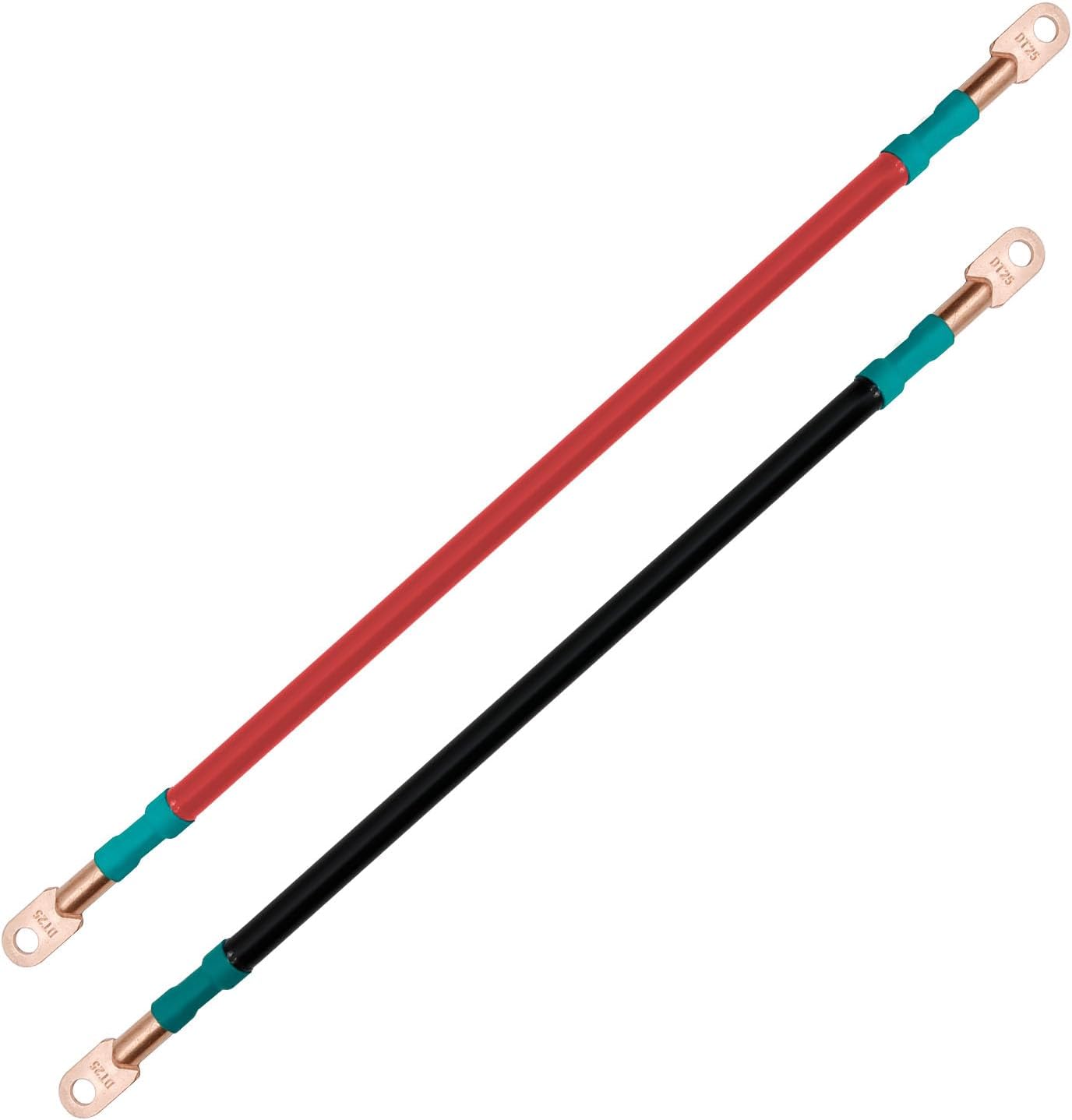 SYOWADA Golf Cart Battery Cables Set 36Ft Black + 38Ft Red