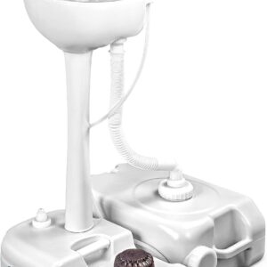 SereneLife Portable Hand Wash Station, 17L Tank, Foot Pump