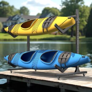 Dovov Kayak Storage Rack – Heavy-Duty 2-Level Stand