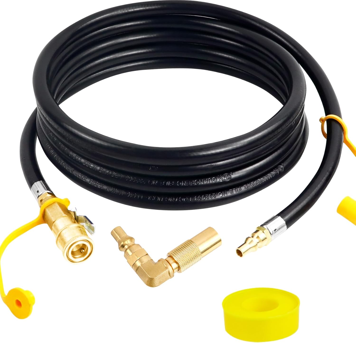 12FT RV Quick Connect Propane Hose for Grill