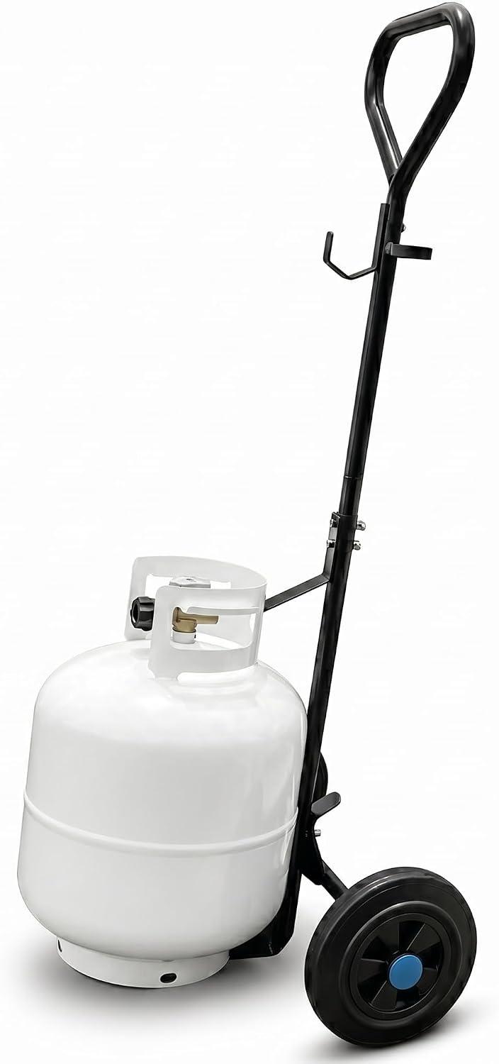 Propane Tank Dolly Cart for 20LB Tanks, Heavy-Duty Wheeled Cart