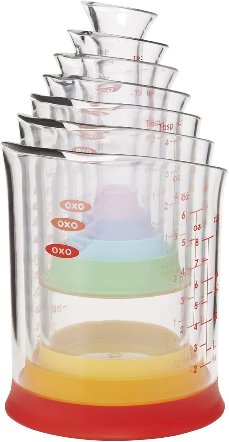OXO 7-Piece Nesting Measuring Beaker Set