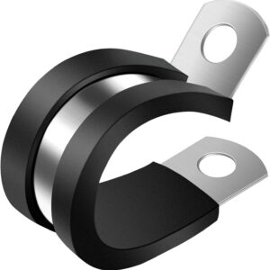 ZIPCCI 1.5" Wire Clamps, 10-Pack Stainless Steel