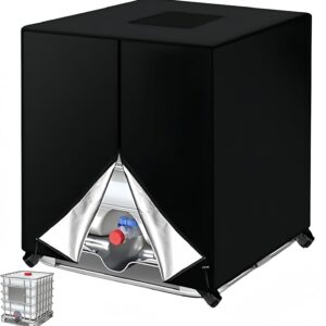 Heavy-Duty 275 Gal IBC Tote Cover - Waterproof & UV-Protected