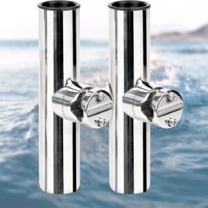 2-Pack Stainless Steel Boat Rod Holders