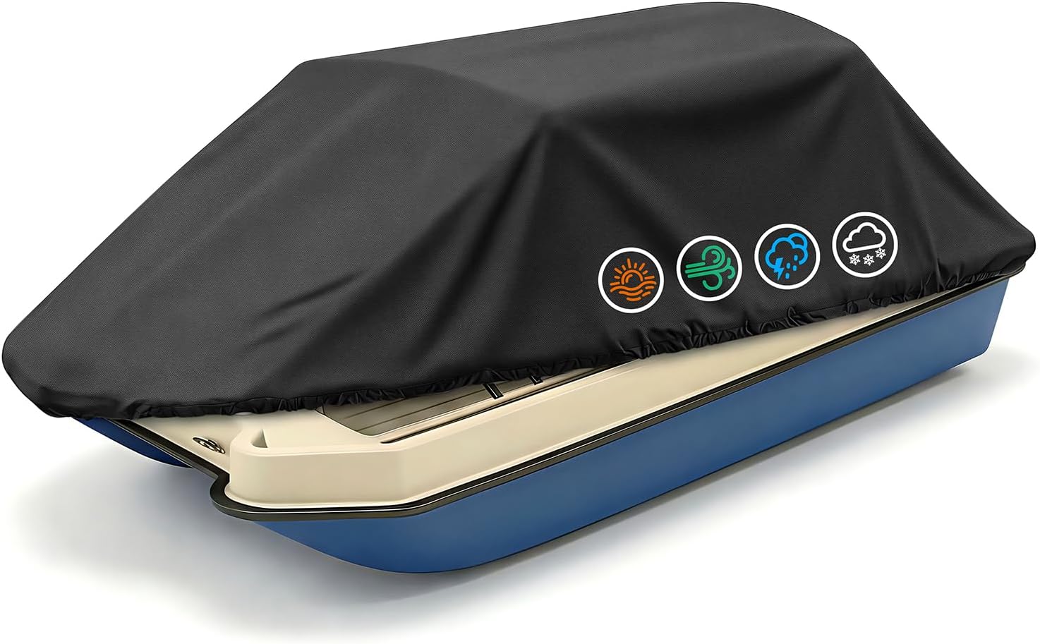 1200D Marine Cover for 8-10' Pond Boats