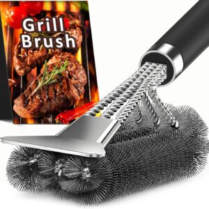 TNTOR Grill Brush 18" with Scraper - BBQ Cleaning Tool