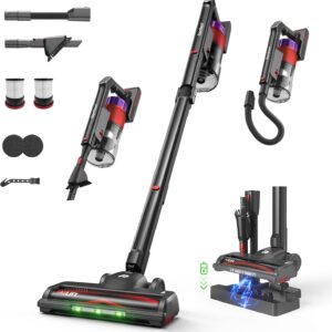 ElecKeys 650W Cordless Vacuum – Pet Hair, Hardwood & Carpets