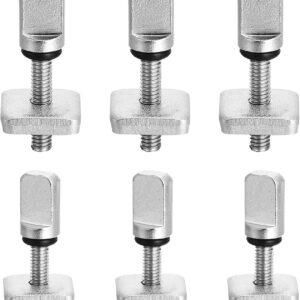 Aglacynorath 6-Pack Fin Screws, 316 SS No-Tool Replacement