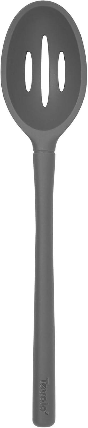 Tovolo Charcoal Gray Silicone Slotted Spoon