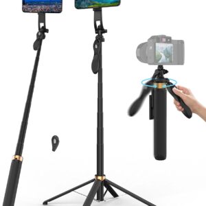 71" Selfie Stick Tripod w/ Remote, Phone Stand
