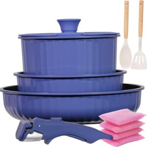 Vivicreate 11-Pc Nonstick Cookware Set, Induction Safe
