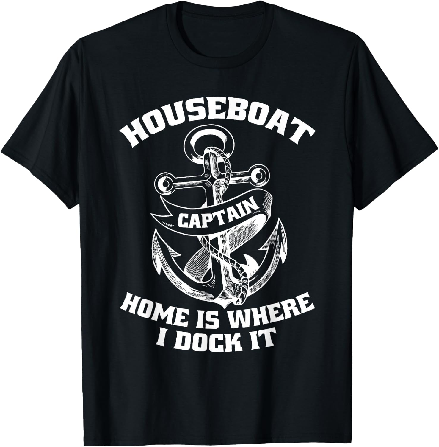 Houseboat Captain T-Shirt | Houseboat Lover Gifts