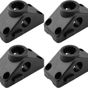 4-Pack Locking Boat Rod Holder Mount Brackets