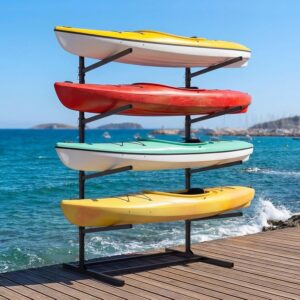 MOPHOTO Heavy Duty Kayak Storage Rack 2/4-Tier