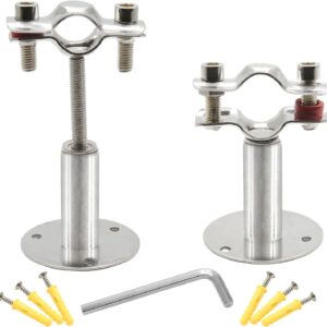 Piutouyar Stainless Steel Pipe Support Brackets (2-Pack)