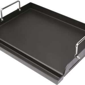 Utheer Cast Iron Griddle 17x13in Flat Top Pre-Seasoned