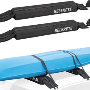 Kayak Roof Rack Pads with Tie Straps - SELERETE