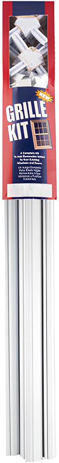 Brixwell White Plastic Window Grille Kit - 24 Inch Profiles