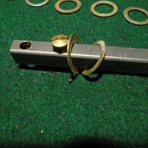 10 Door Knob Washers 11/16" Steel Shim Set