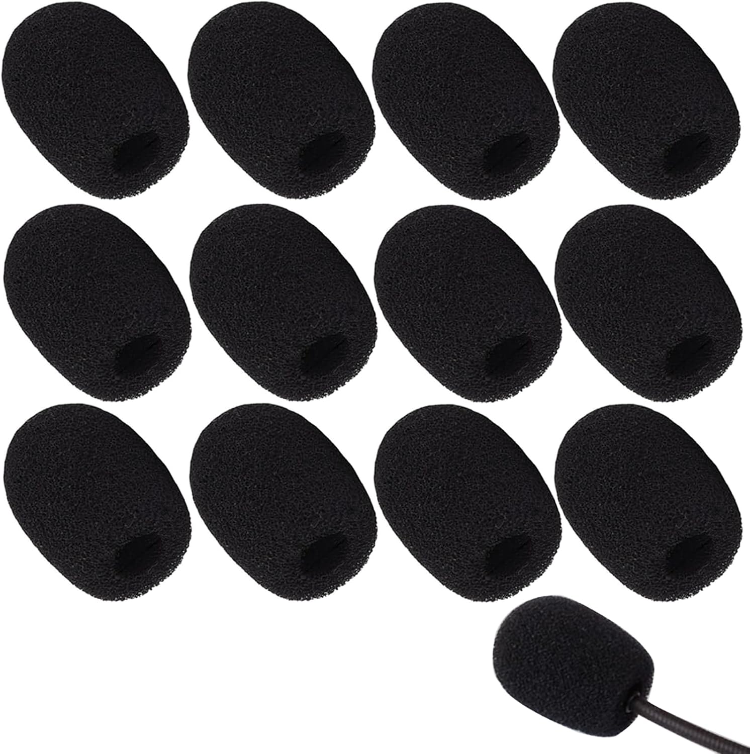 12 Pack Foam Mic Covers for Noise Reduction