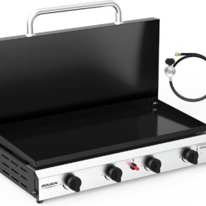 ROVSUN 4-Burner Propane Griddle - 40K BTU Outdoor Grill