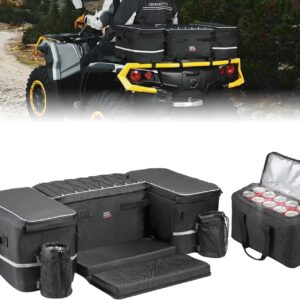 KEMIMOTO 71L ATV Storage Bag w/ Cooler & Seat