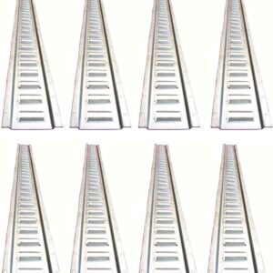 8-Pack 5ft Galvanized E-Track Tie-Down Rails